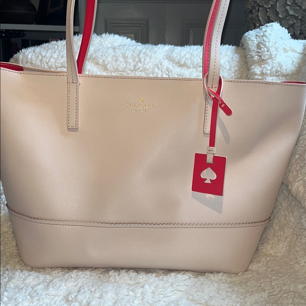 Kate Spade Cream Tote Bag